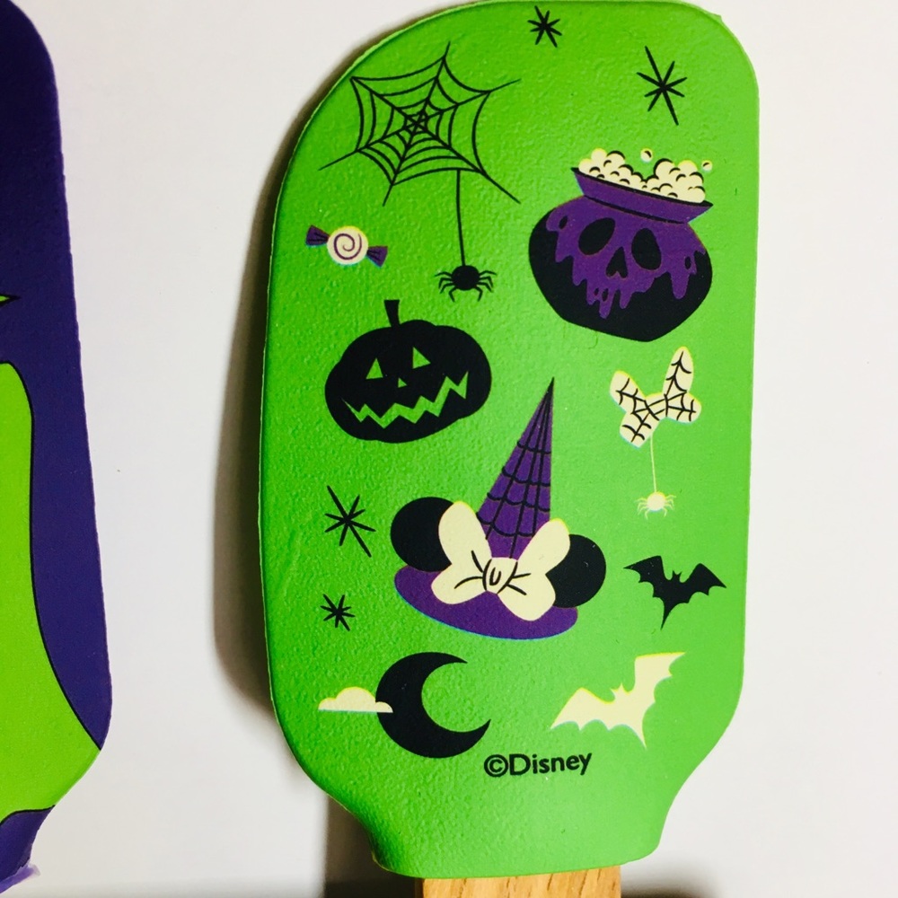 4 Halloween Disney Green Purple Kitchen Spatulas - Picture 6 of 9